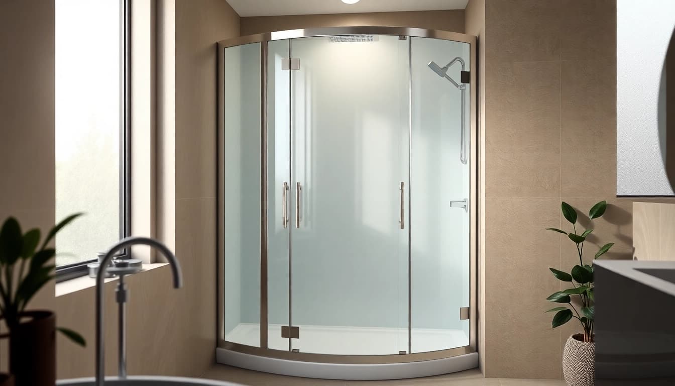 Elegante duschkabine 80x80 eckeinstieg in modernem Badezimmer mit stilvollen Details.