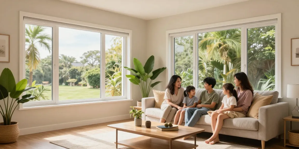 Steko plastic windows enhancing a modern home interior with natural light, showcasing the beauty and durability of Steko profiles.