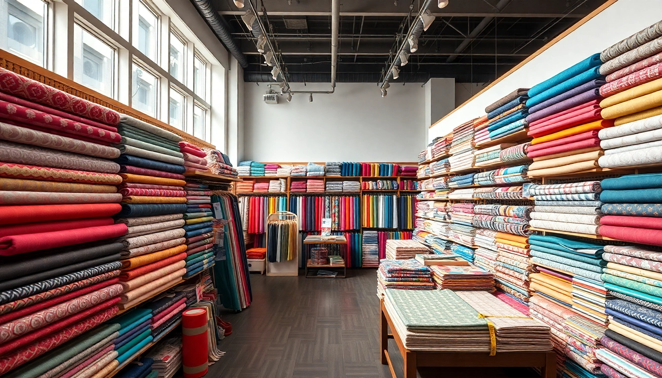 Bekijk de stoffen winkel online met kleurrijke stoffen en accessoires voor creatief gebruik.