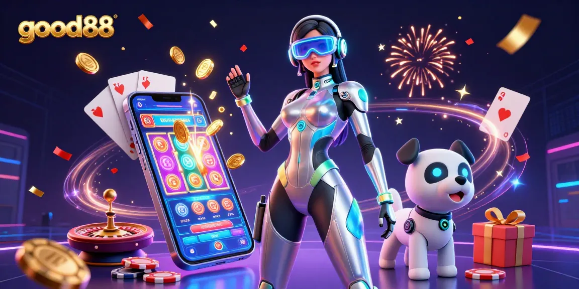 Experience exciting gameplay with good88's vibrant slot games and immersive casino atmosphere.