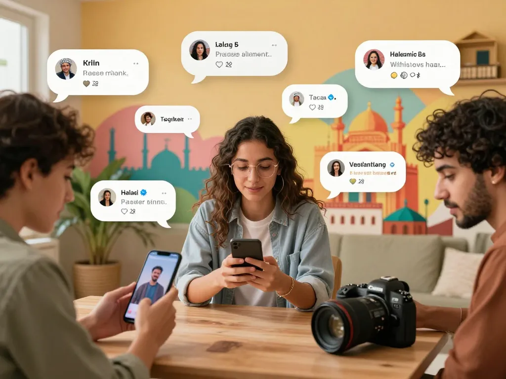 دردشة فلسطين - Engaging in lively online conversations among diverse users in a vibrant virtual chat environment.