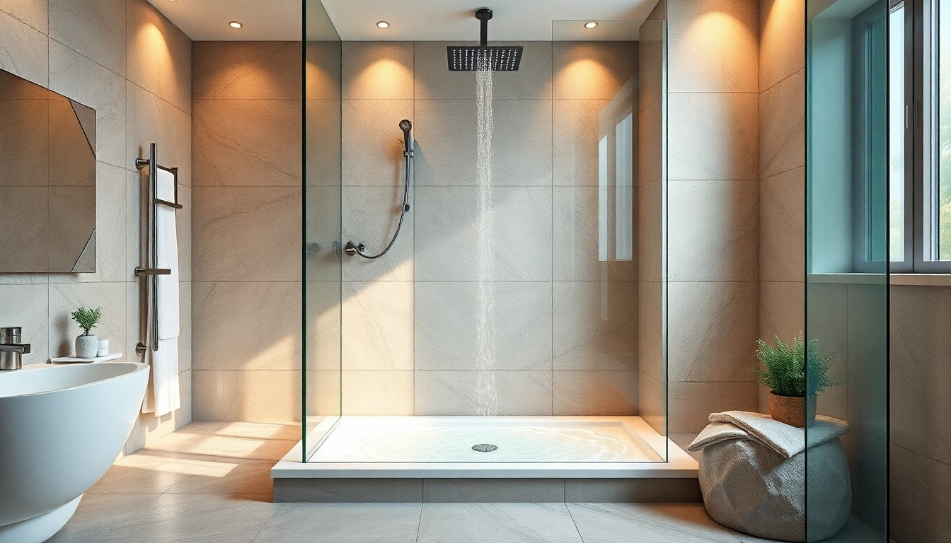 Transforming spaces with elegant showers au, featuring luxurious design elements and serene ambiance.